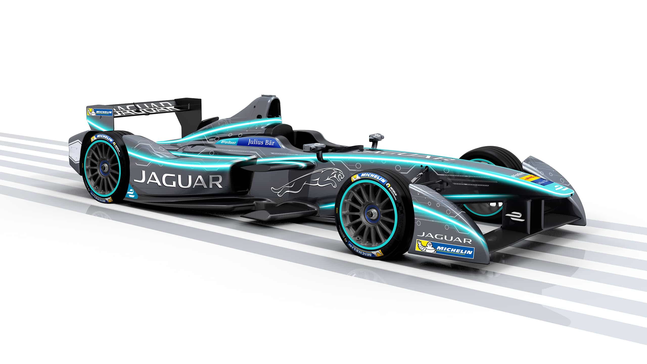 Jaguar Formula E racing car