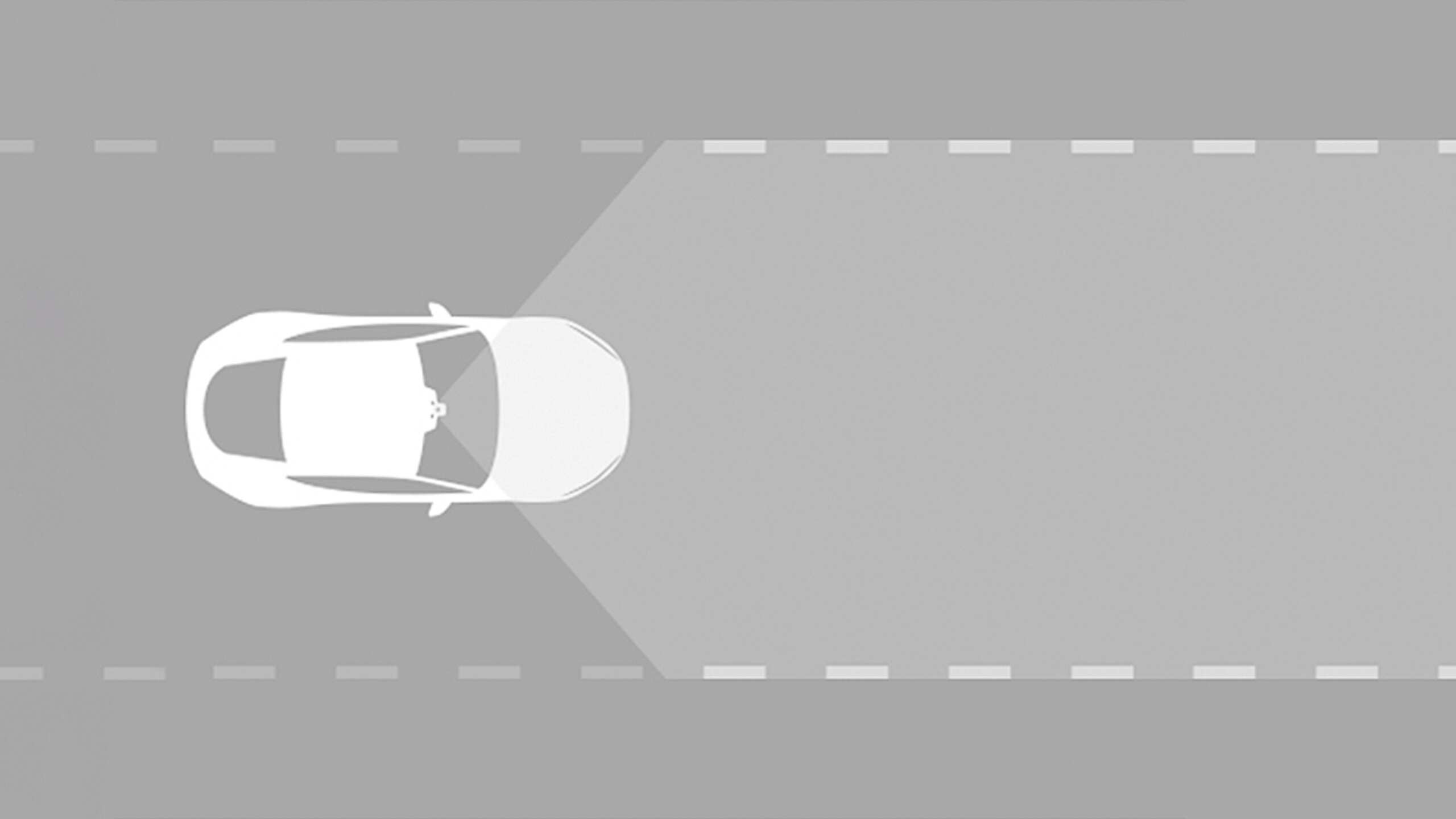 Jaguar F-TYPE ADAS Lane following illustration 